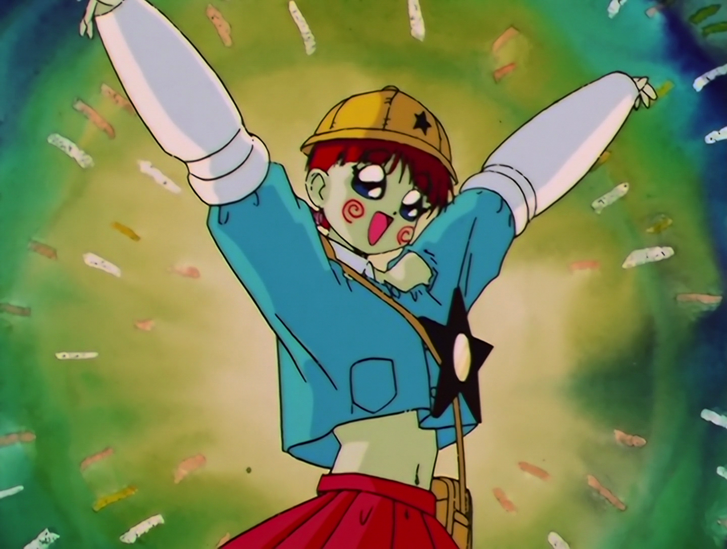 U-Tomodachi from Sailor Moon episode 115, a Daimon dressed like a Japanese kindergartener.